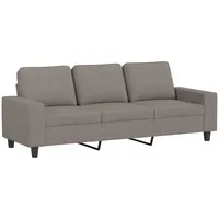 VidaXL 3-Sitzer-Sofa Taupe 180 cm Stoff