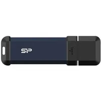 Silicon Power Portable-Stick-SSD USB 3.2 MS60 500 GB USB-A), USB Stick, Blau