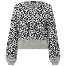 Monari Strickjacke mit angesagtem Leopardenmuster - 46 - 46
