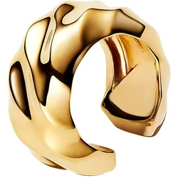 Pandora 263872C00 Einzelner Ohrring Ear Cuff Wellig Goldfarben