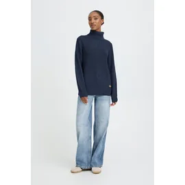 Oxmo Rollkragenpullover Blau S