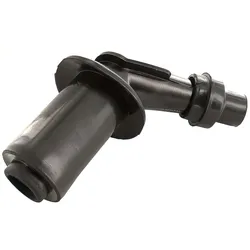 Zündkerzenstecker Kunststoff lang 45 Grad schwarz