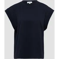 S.Oliver Relaxed Fit T-Shirt aus reiner Baumwolle, blau, 42