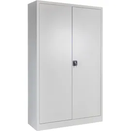 Stier Flügeltürenschrank, 1950x1200x400 mm, 4 Böden verzinkt, RAL 7035