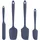 U-Taste Silikon Spatel & Teigschaber 4er Set, 315°C Hitzebeständiger Antihaft-Gummispachtel Kuchenspatel, Nahtloses Einteiliges Design für Kochen Backen Mischen