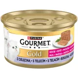 Purina Gourmet Gold Kitten Mousse mit Kalbfleisch 6 x 85 g