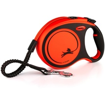 flexi XTREME Gurt L 8 Meter schwarz/orange Roll-Leine für Hunde