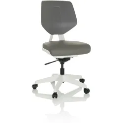 Arbeitsstuhl / Bürostuhl MOVE WORK 3D Kunststoff/PVC grau hjh OFFICE