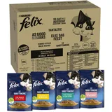 FELIX Katzenfutter nass in Gelee, Sorten-Mix, 120er Pack (120 x 85g)