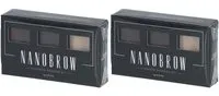 NANOBROW Kit poudre à sourcils moyen Set(S) 2x1 pc(s)