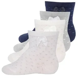 Ewers Socken 4er Pack Schleife, 16/17