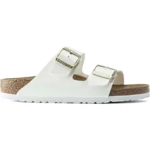 Birkenstock Arizona Birko-Flor Lack schmal patent white 43