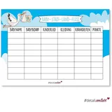 #detailverliebt Baby-Stadt-Land-Fluss zur Baby-Party I DIN A4 I Set Baby-Party blau Junge Boy Storch Spiele Quiz I dv_163