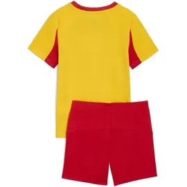 Puma Trainingsanzug "RC Lens 25/26 Heimtrikot-Minikit Kinder", Jungen, Gr. 104, rot (pelé gelb rot), Obermaterial: 100% Polyester; Rippe: 100% Polyester, Sportanzüge Trainingsanzug
