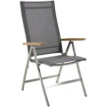 Niehoff Milford Klappsessel 60 x 73 x 112 cm silber
