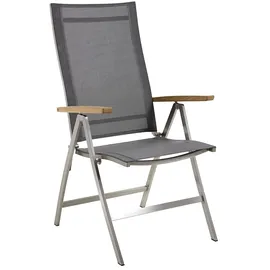 Niehoff Milford Klappsessel 60 x 73 x 112 cm silber