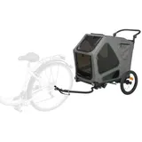Trixie Hundeanhänger M grau/salbei