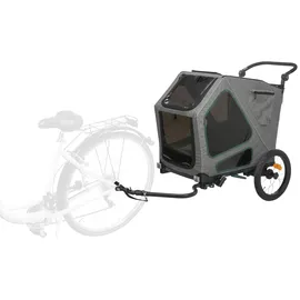Trixie Hundeanhänger M grau/salbei