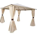 DEGAMO Ersatzdach für Pavillon VENEZIA, Polyester PVC-beschichtet écru
