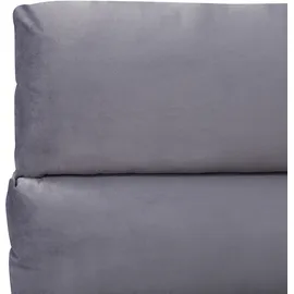 Beliani Doppelbett 160 x 200 cm Grau