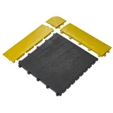 Coba Anti-Ermüdungsmatte Kantenstück Gummi gelb