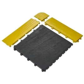 Coba Anti-Ermüdungsmatte Kantenstück Gummi gelb