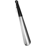 Schuhlöffel Lang Metall 30 cm,Schuhanzieher Lang Edelstahl für Senioren, Männer, Frauen, Kinder,Bequemer Griff mit Gummiauflage - 15 inch