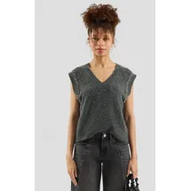 QS Pullunder mit Glitzersteinen - S