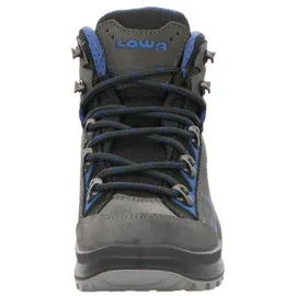 Lowa Kody Evo GTX Mid Junior (Veloursleder, wasserdicht) anthrazitgrau/blau Kinder