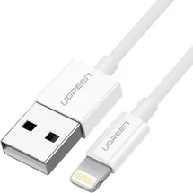 UGREEN Nickel Plated Lightning Cable MFi 2 m (White)