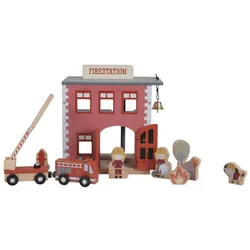 Holzeisenbahn Erweiterung - Feuerwehrhaus FSC