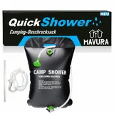 MAVURA QuickShower Camping Dusche Solar Garten Reise Festival Outdoor Duschsack 20L