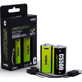Verico LoopEnergy Baby (C)-Akku Li-Ion 3700 mAh, 2 Stück