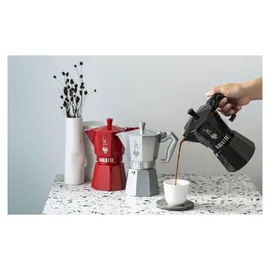 Bialetti Moka 3 Tassen Rot