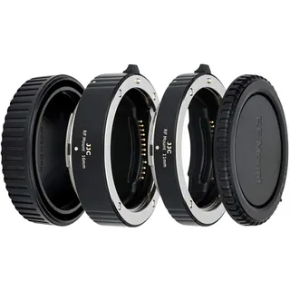 JJC Automatik Makro Zwischenringe (AF) für Makrofotographie 11mm/16mm Set für Canon RF-Bajonett Kameras EOS R100 R Ra RP R1 R3 R5 R5II R5c R6 R6II R6III R7 R8 R10 R50 & RF Bajonett Objektiv
