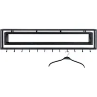 Spinder Garderobenleiste Spinder Design 120 x 29,5 x 19 cm Schwarz
