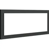 borchardt Möbel Spiegel BORCHARDT MÖBEL "Vaasa", schwarz (schwarz matt), B:100cm H:45cm T:2cm, Glas, Spiegel, mit Rahmen