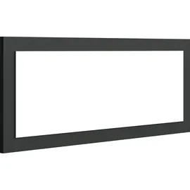 borchardt Möbel Spiegel BORCHARDT MÖBEL "Vaasa", schwarz (schwarz matt), B:100cm H:45cm T:2cm, Glas, Spiegel, mit Rahmen