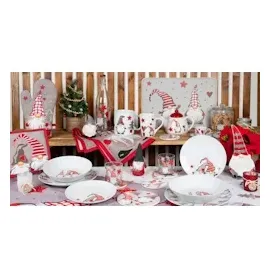 Excelsa Gnom Glasflasche, Fassungsvermögen 1 l, Höhe 32,5 cm.