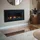 Tulup Glasplatte für Kamin Rechteck 140 x 70 x 0,4 cm Braun