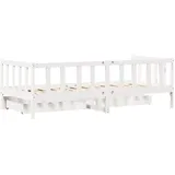 vidaXL Tagesbett 90 x 190 cm Weiß