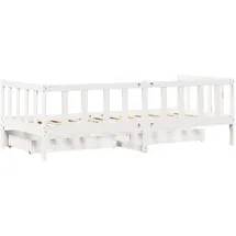 vidaXL Tagesbett 90 x 190 cm Weiß