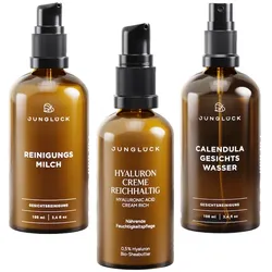 Junglück Basis-Pflege Trockene Haut - Geschenkset 250 ml 