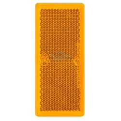 Reflektor orange 82x36mm selbstklebend