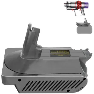 DEWDYS für Dyson V10 Akku Adapter für Bosch 18V GBA Akku auf für Dyson V10 Akku Cyclone V10 Animal V10 Absolute V10 Motorhead V10 Fluffy V10 Total Clean SV12 kabellos Staubsauger Einfach Montage V10
