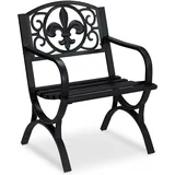 Relaxdays Gartenstuhl 60 x 56 x 85,5 cm schwarz