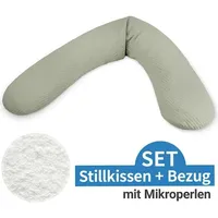 Theraline Stillkissen Das Original mit Mikroperlen-Füllung inkl. Bezug Musselin