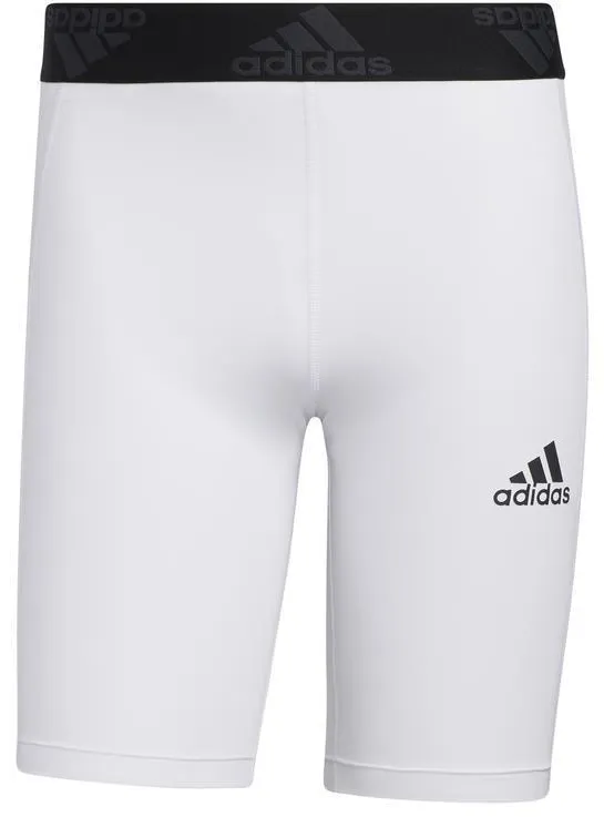 adidas Techfit Funktionsshorts Herren - weiß 2XL