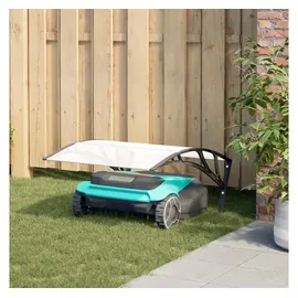 vidaXL Mährobotergarage Schwarz 80x101x46 cm