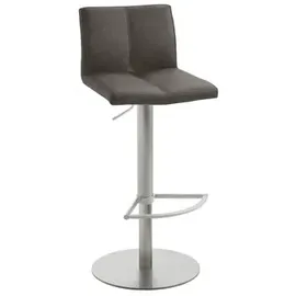 Mayer Sitzmöbel Barhocker myPABLO 42 cm höhenverstellbar Kunstleder Braun